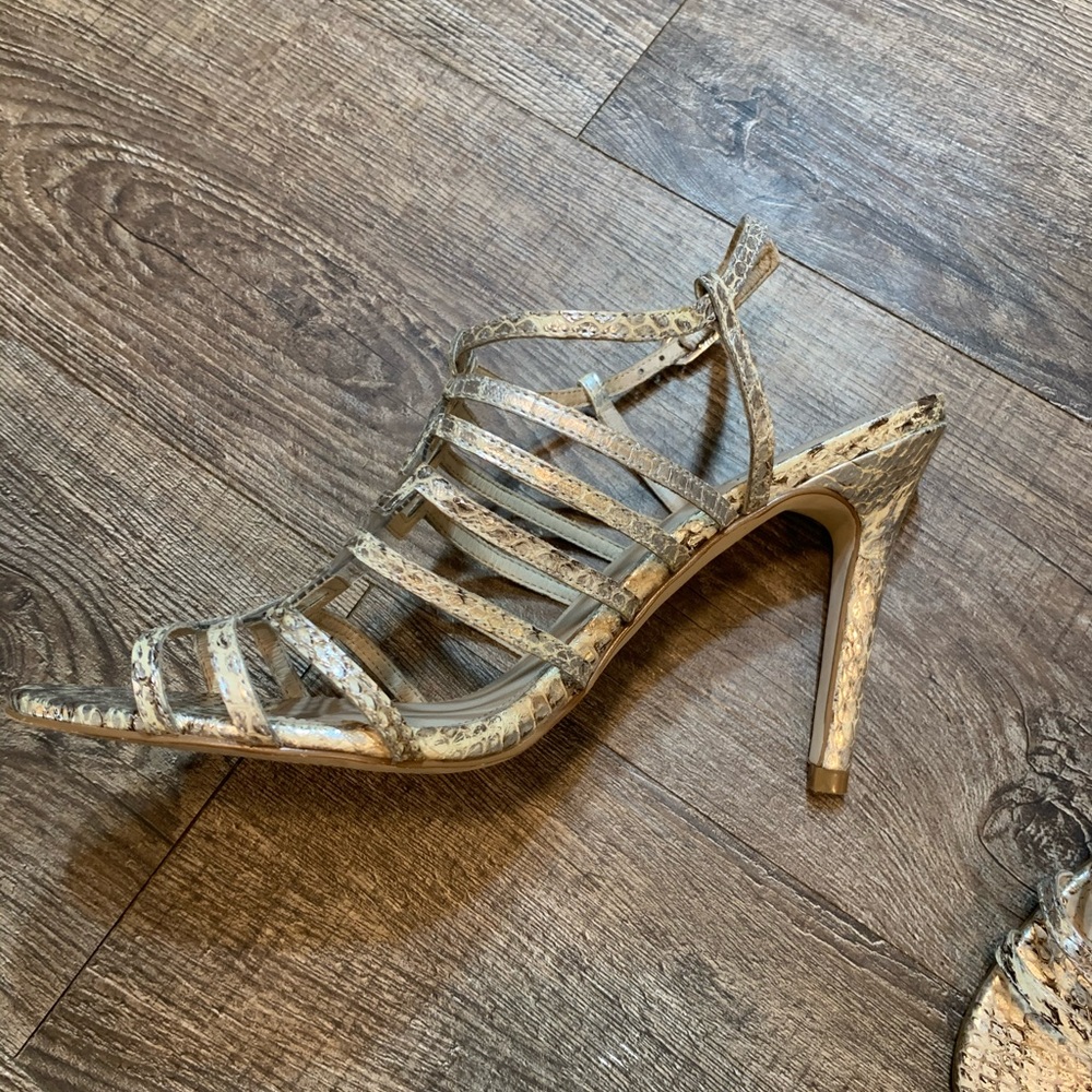 Adrianna Papell Emmanuelle Snakeskin High Heel - Picture 6 of 14